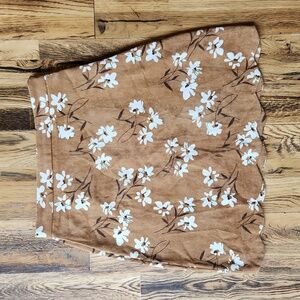 Floral Tan Skirt